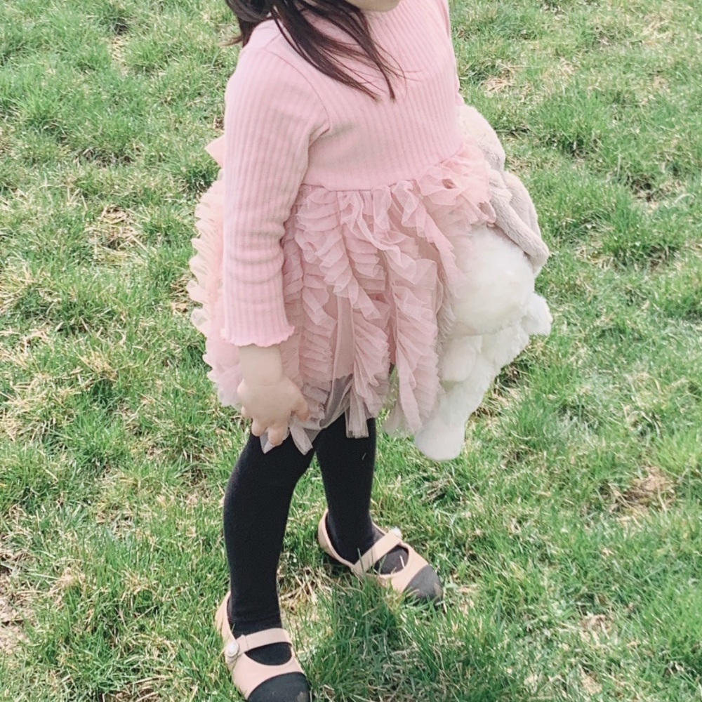 Tutu pink toddler girl dress